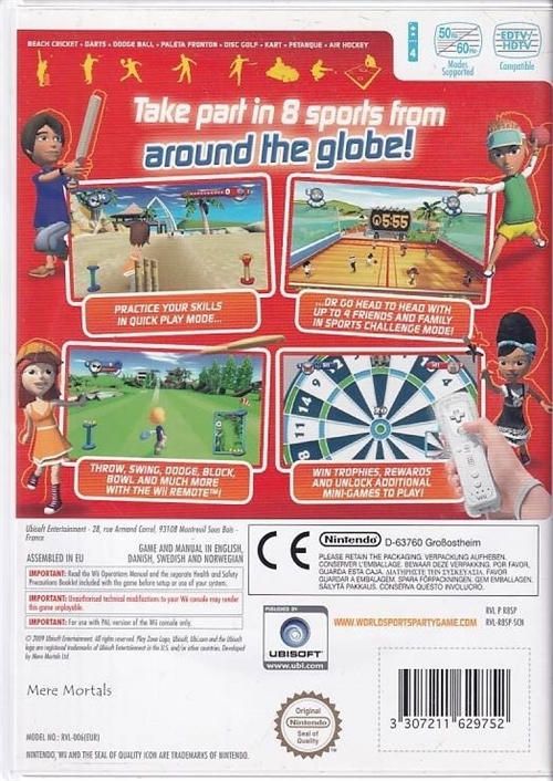World Sports Party - Nintendo Wii (B Grade) (Genbrug)